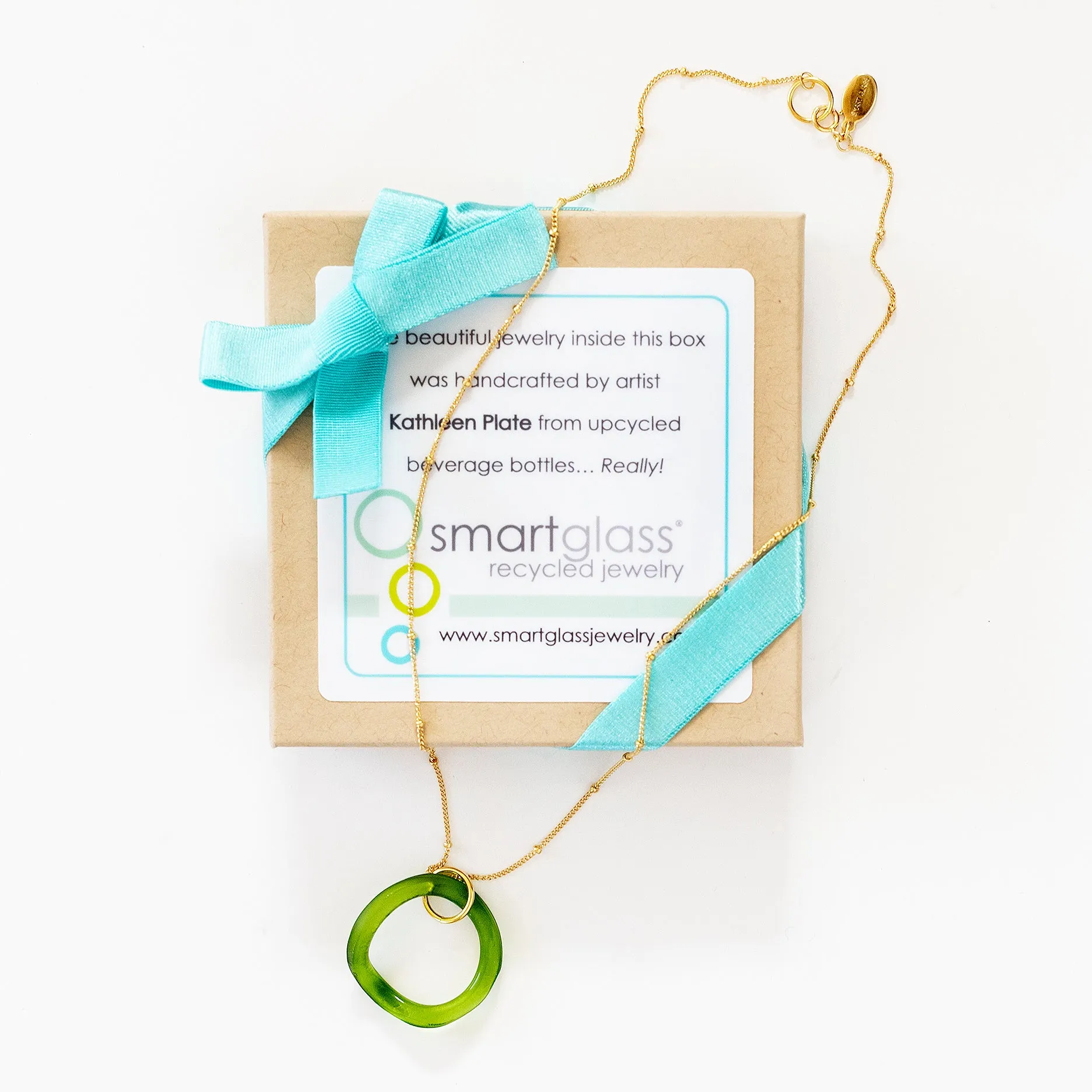 Simple Satellite Necklace Fall Colors