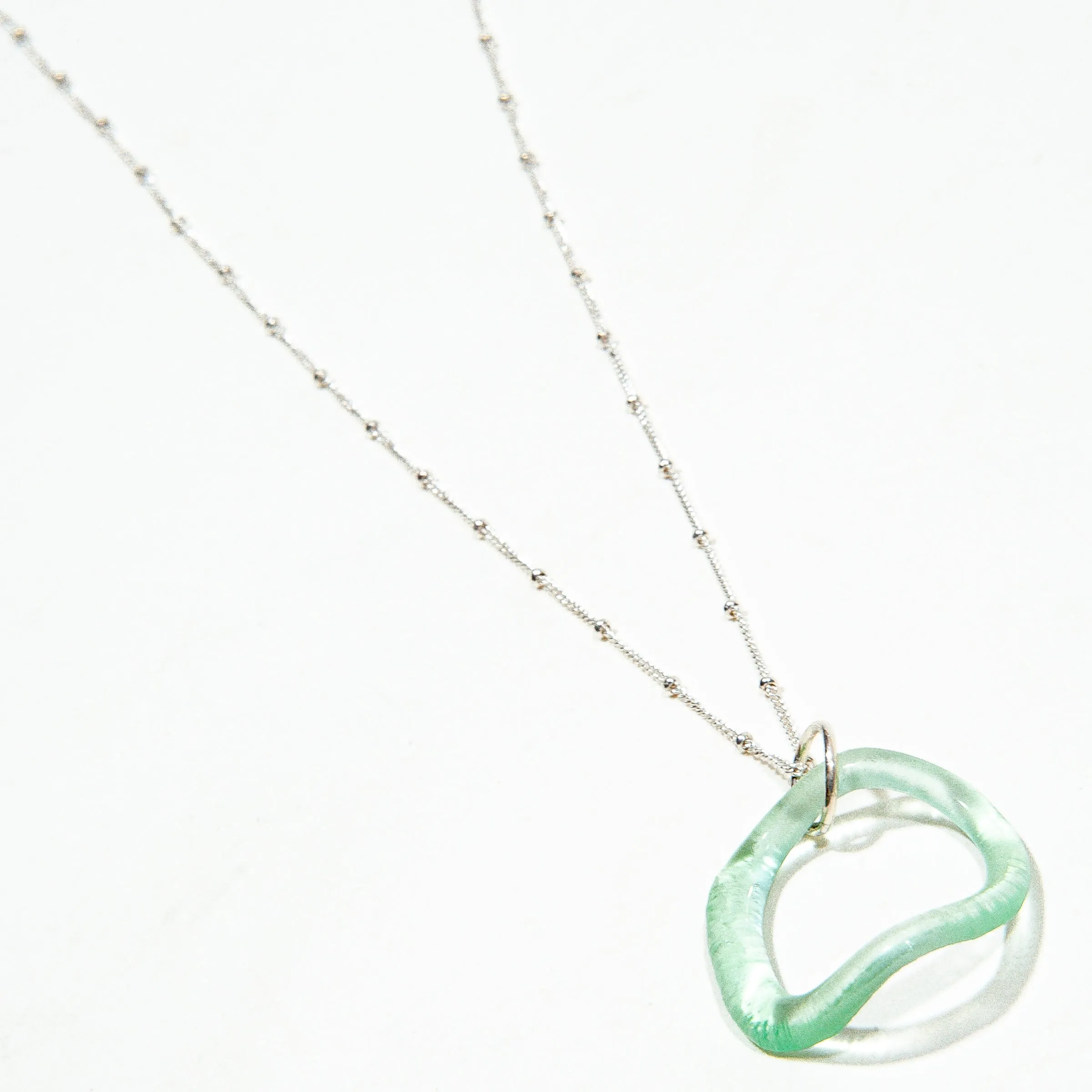 Simple Satellite Necklace Fall Colors