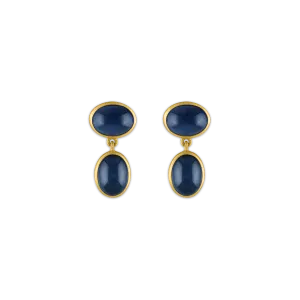 Small Blue Sapphire Amphora Earrings