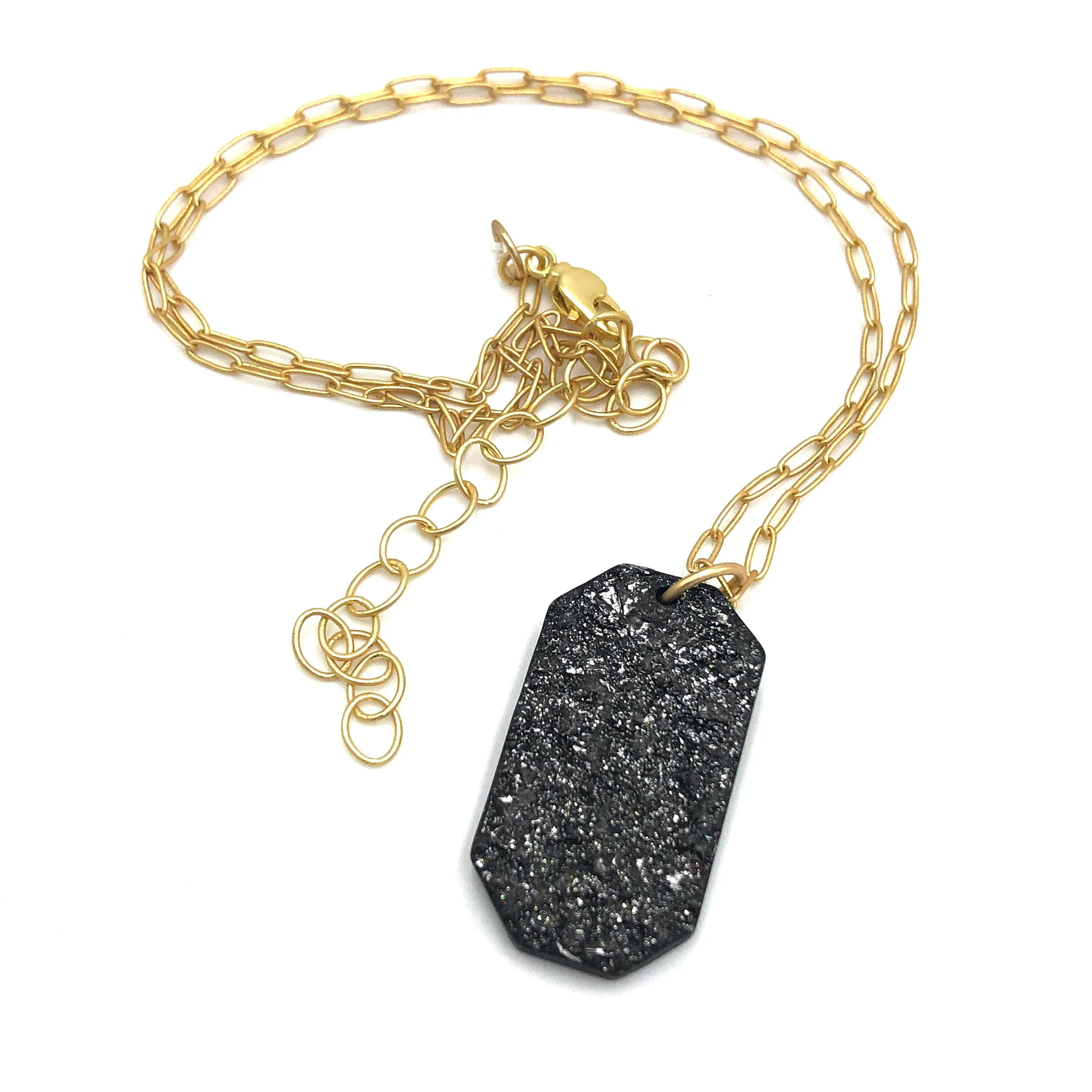 Sparkle Tag Necklace
