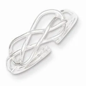 Sterling Silver Solid Toe Ring