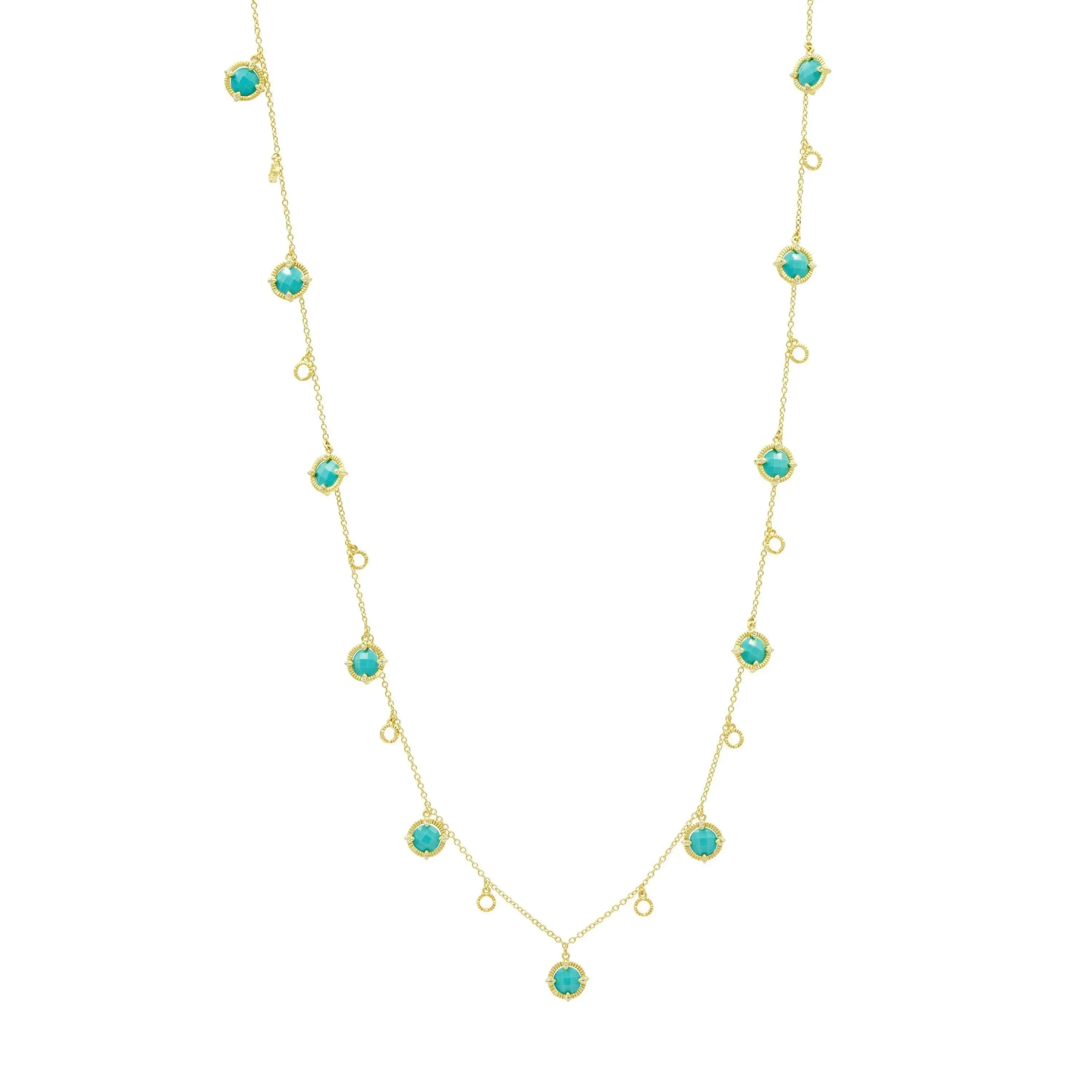 Stone Droplet Necklace
