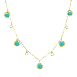 Stone Droplet Necklace