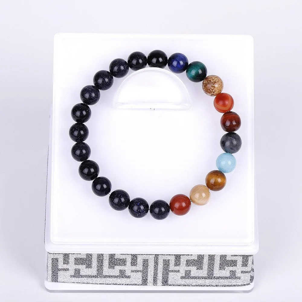 Stunning Nine Planets Unique Beaded Bracelets