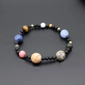 Stunning Nine Planets Unique Beaded Bracelets