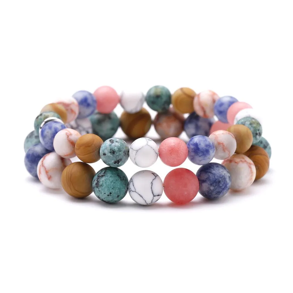 Stunning Nine Planets Unique Beaded Bracelets