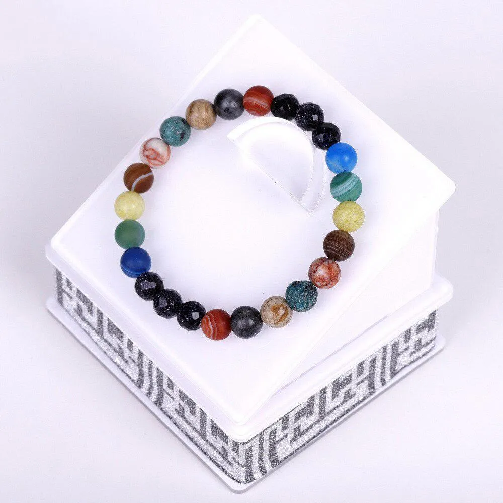 Stunning Nine Planets Unique Beaded Bracelets