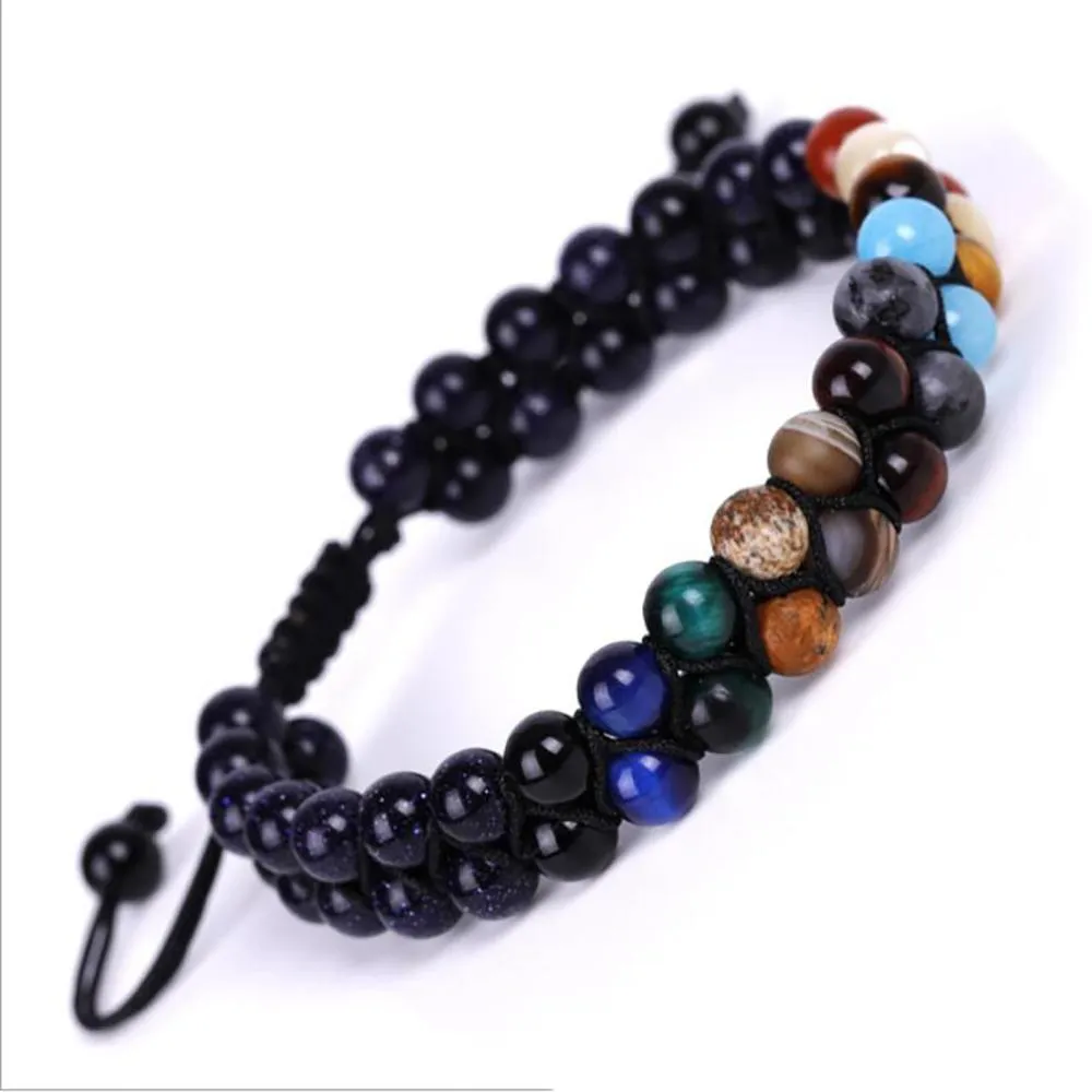 Stunning Nine Planets Unique Beaded Bracelets