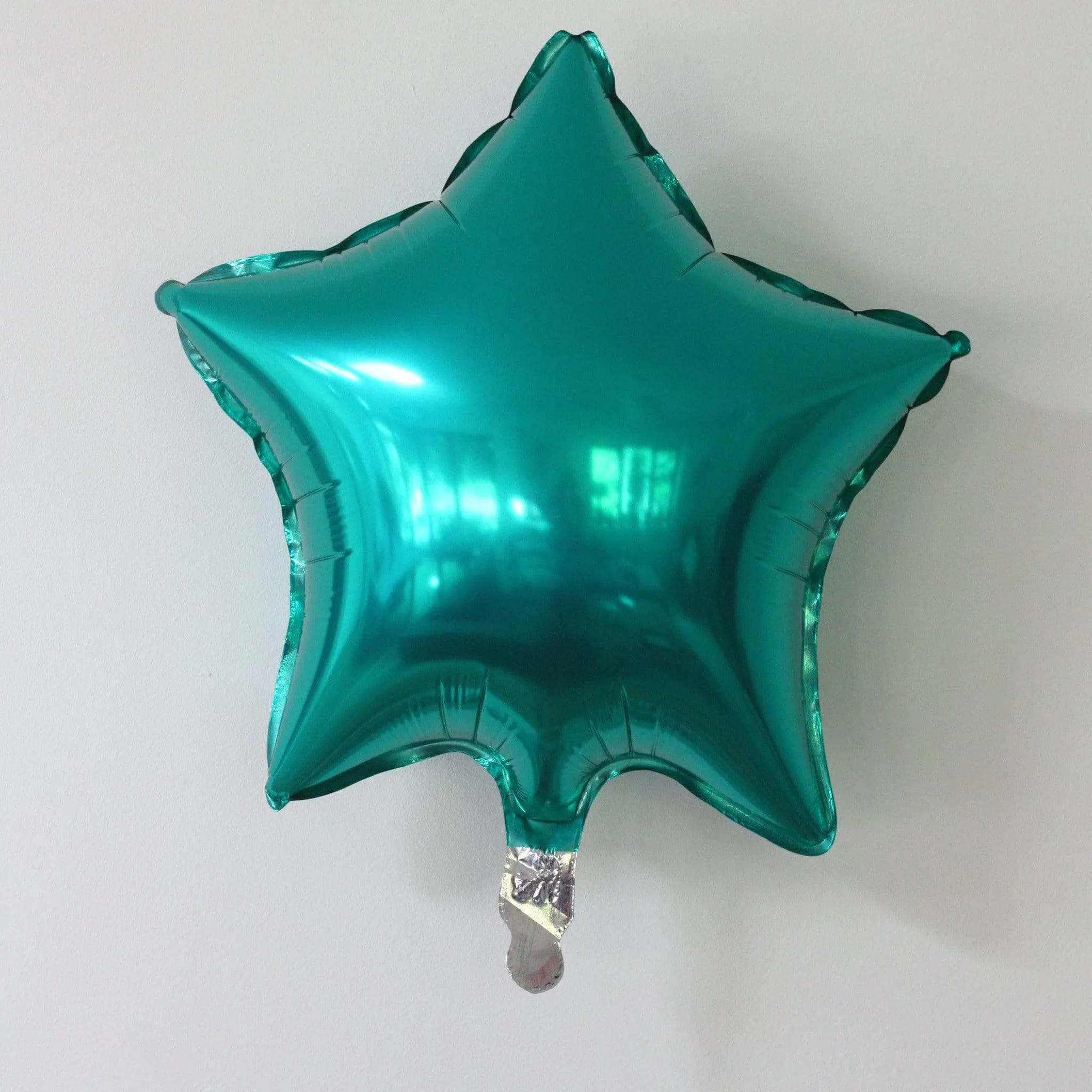 Teal Star Foil Balloon 20"