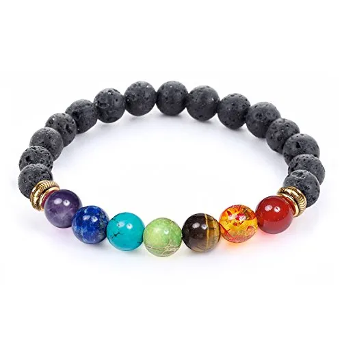 THIS CHAKRA BRACELET THAT DOUBLES AS A PORTABLE ESSENTIAL OIL DIFFUSER