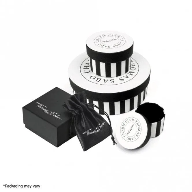 Thomas Sabo Silver Globe Beaded Stretch Bracelet A1870-637-21