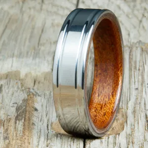 Titanium-Acacia ring