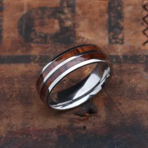 Titanium Wooden Barrel Ring