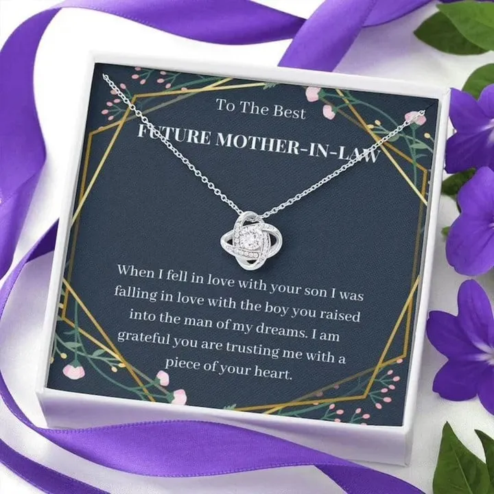 To my Future Mother in law Necklace, Mother's day gift for Future Bonus Mom Necklace