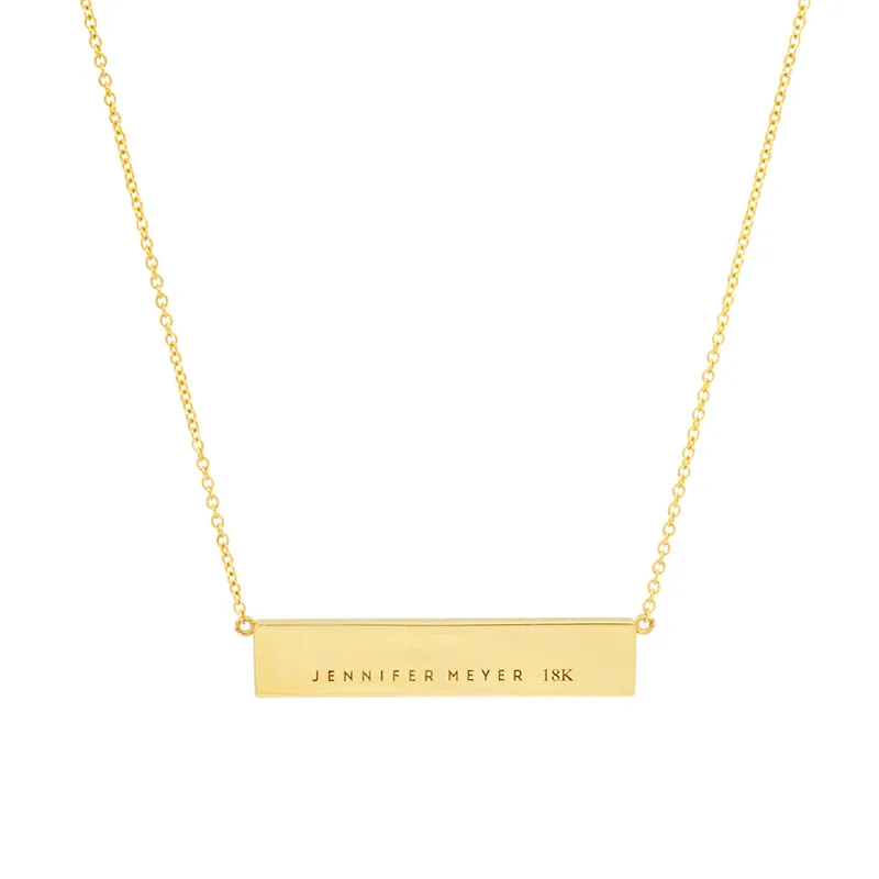 Turquoise Inlay Bar Necklace