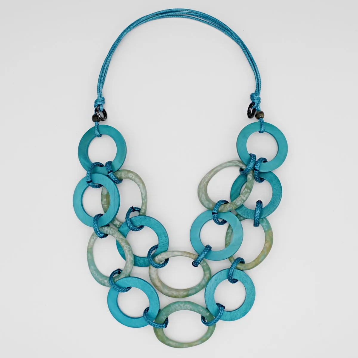 Turquoise Link Daniella Necklace