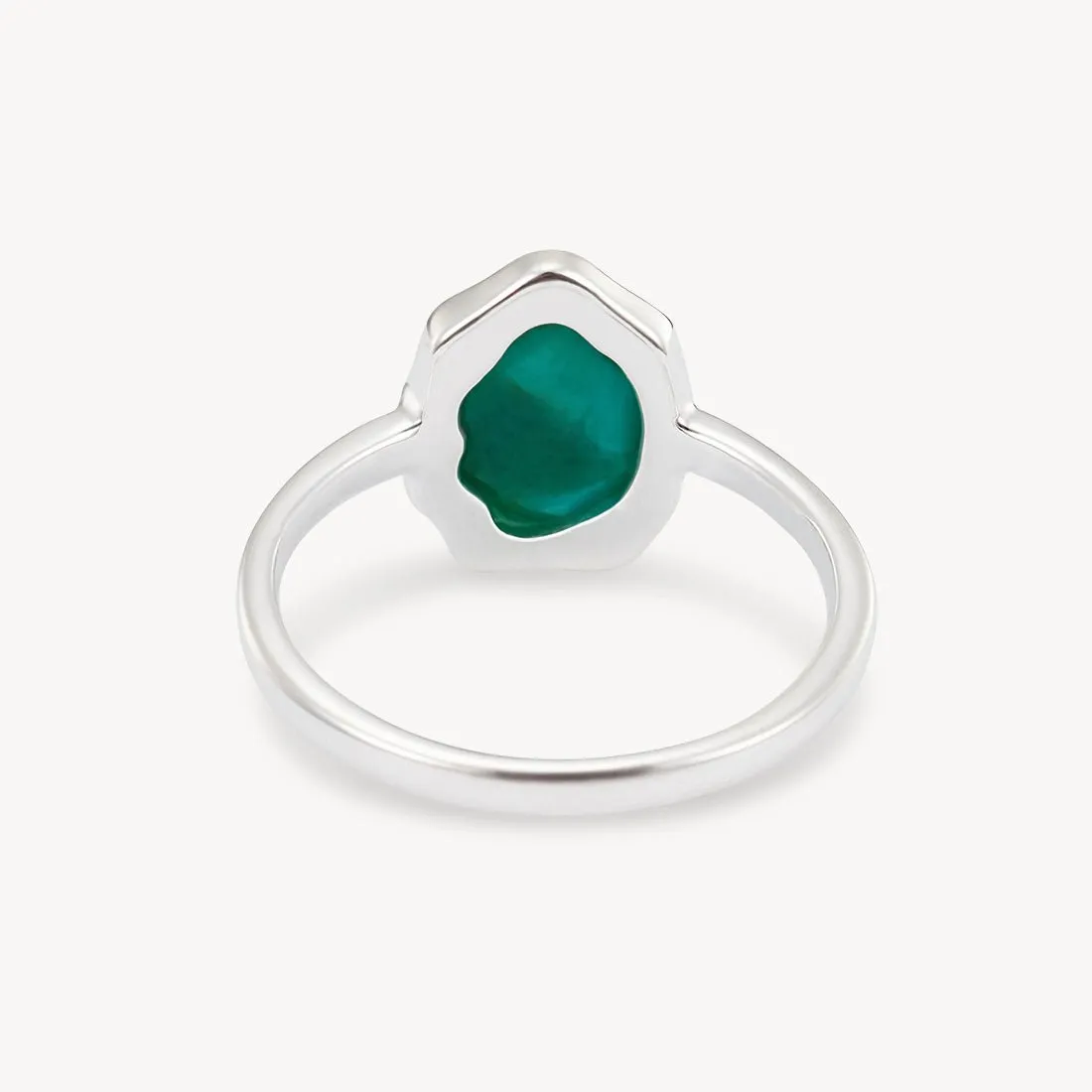 turquoise mood ring silver - sterling silver, turquoise