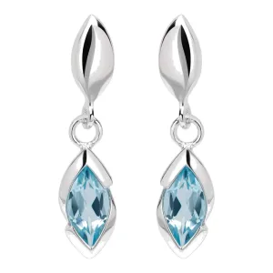 Unique & Co ME-936BT Sterling Silver Drop Earrings