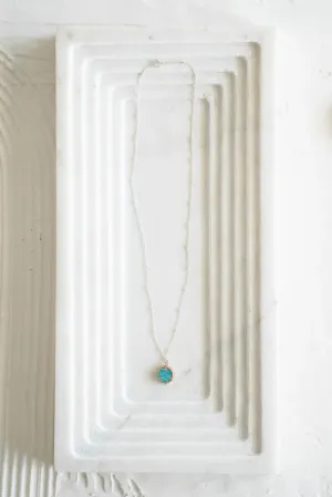 Veda Mosaic Turquoise Necklace