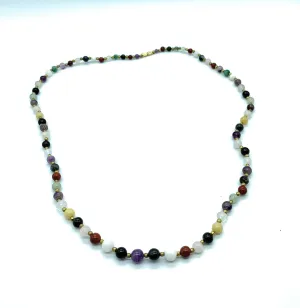 Vintage 1970's Navajo Multi-Stone Bead Necklace