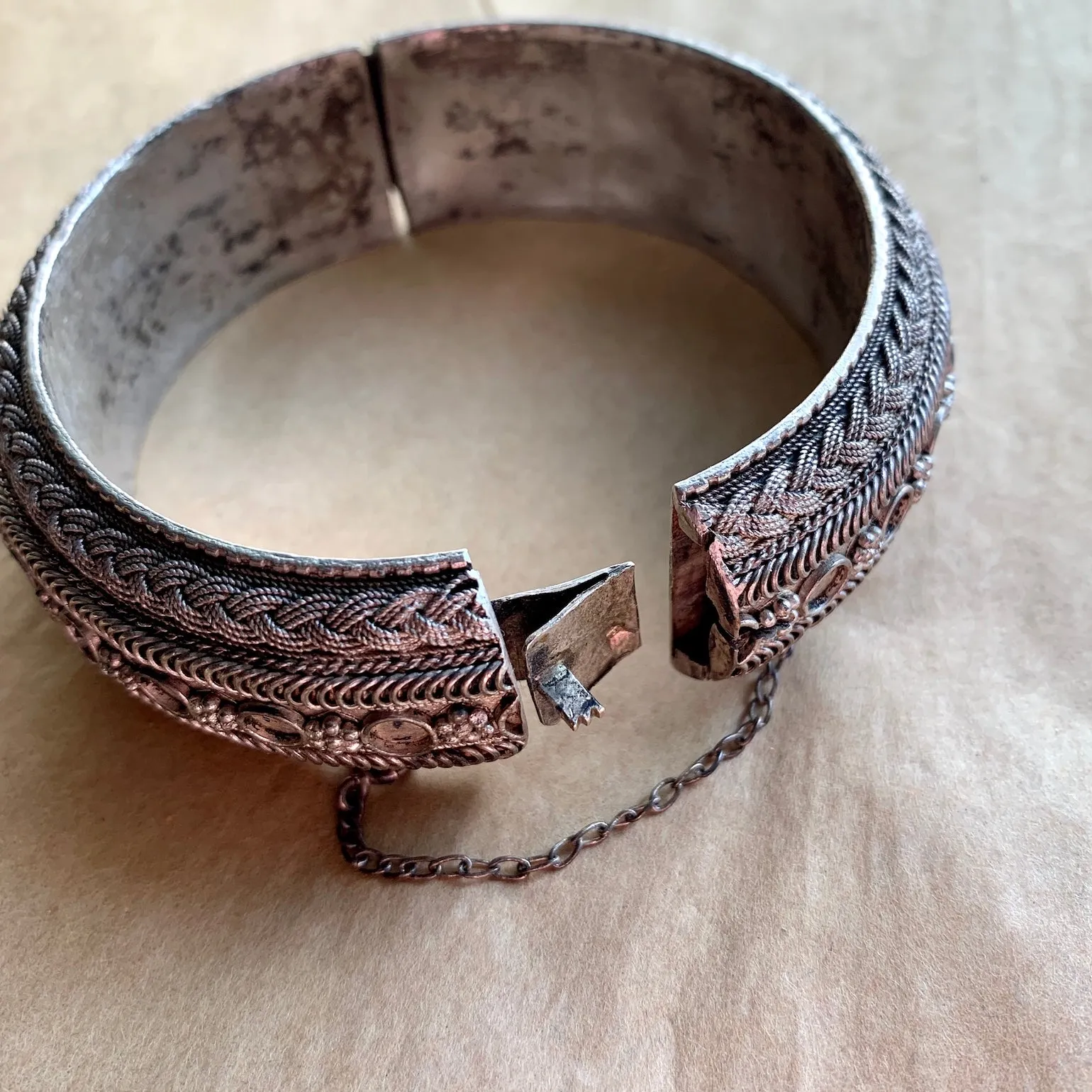 Vintage Silver Bracelet, Yemen