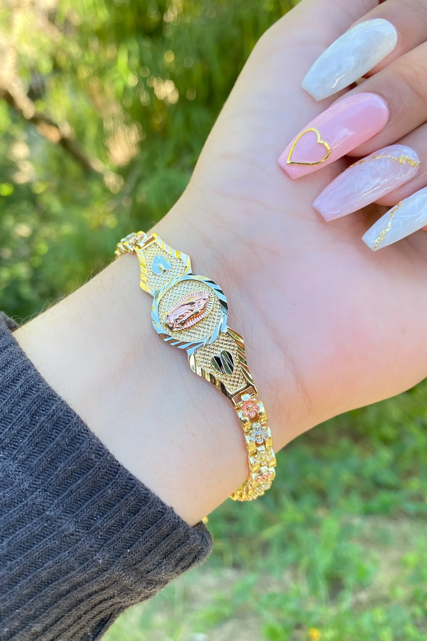 Virgin Mary Esclava Bracelet